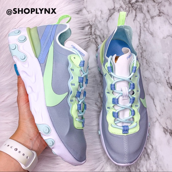 ♥️SOLD♥️Nike React Element 55 Gray Sneaker - Picture 8 of 8
